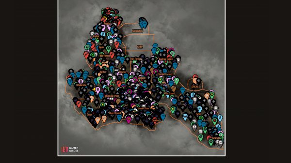 STALKER 2: Heart of Chornobyl The Zone interactive map