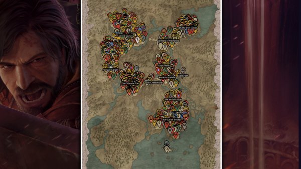 Blades of Fire Aecides Domain interactive map