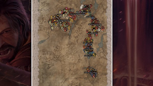 Blades of Fire Tok's Kingdom interactive map