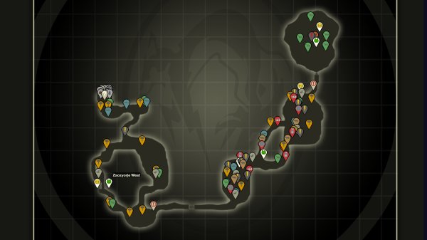 Metal Gear Solid Delta: Snake Eater Zaozyorje & Rokovoj Bereg  interactive map