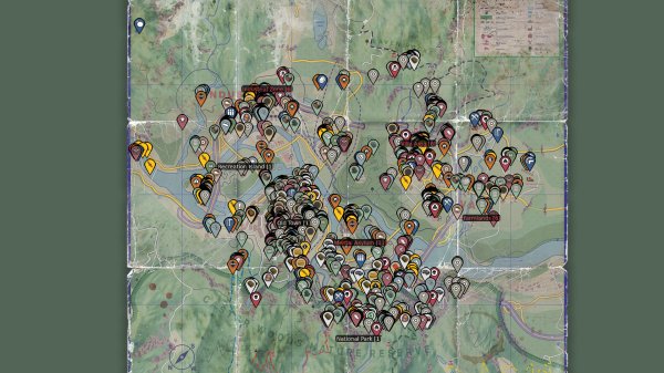 Dying Light: The Beast Castor Woods interactive map