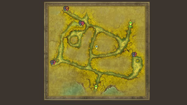 Dragon Quest I & II HD-2D Remake Weirdwood (Dragon Quest I) interactive map