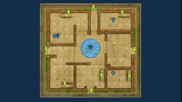 Dragon Quest I & II HD-2D Remake Tower of the Moon (Dragon Quest II) interactive map
