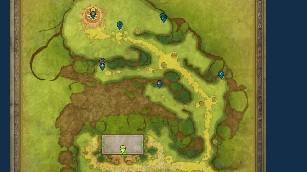 Dragon Quest I & II HD-2D Remake Shrine of Flames (Dragon Quest II) interactive map