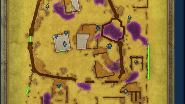 Dragon Quest I & II HD-2D Remake Damdara (Dragon Quest II) interactive map