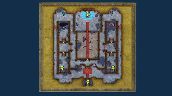 Dragon Quest I & II HD-2D Remake Dragonlord's Castle (Dragon Quest II) interactive map