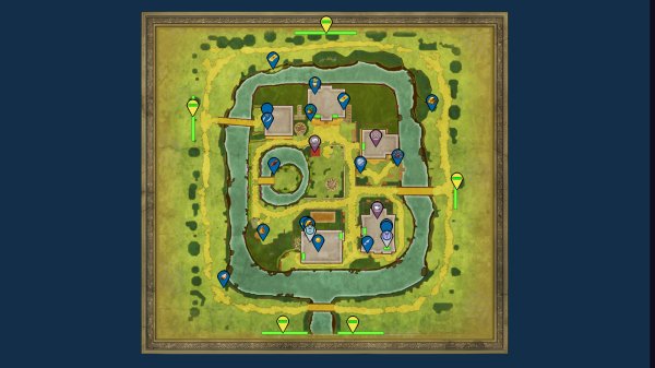 Dragon Quest I & II HD-2D Remake Rimuldar (Dragon Quest II) interactive map