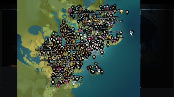 Genshin Impact Teyvat interactive map