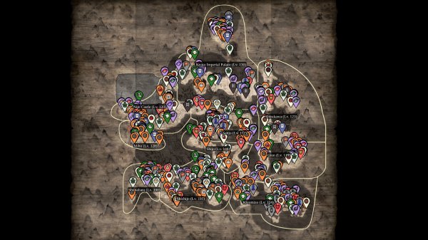 Nioh 3 1864 CE - Bakumatsu interactive map