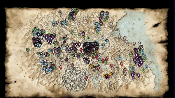 Gothic Remake The Valley of Mines interactive map