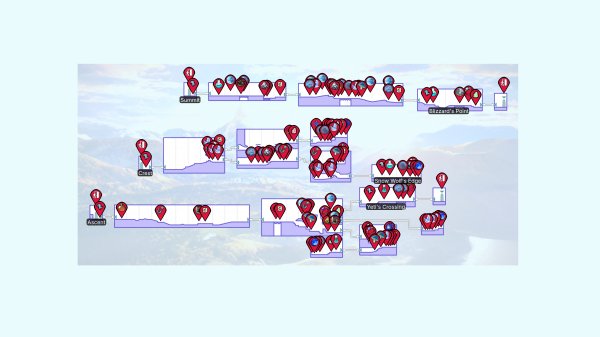 Eiyuden Chronicle: Rising Snowpeak interactive map