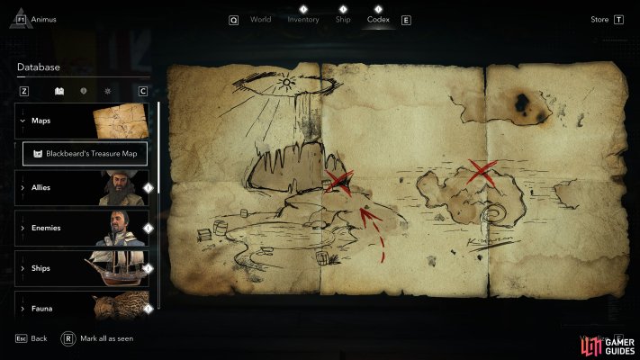 Blackbeard's Treasure Map