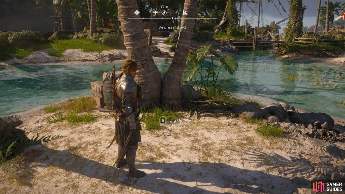 (Secret) Requires Andreas Island Treasure Map