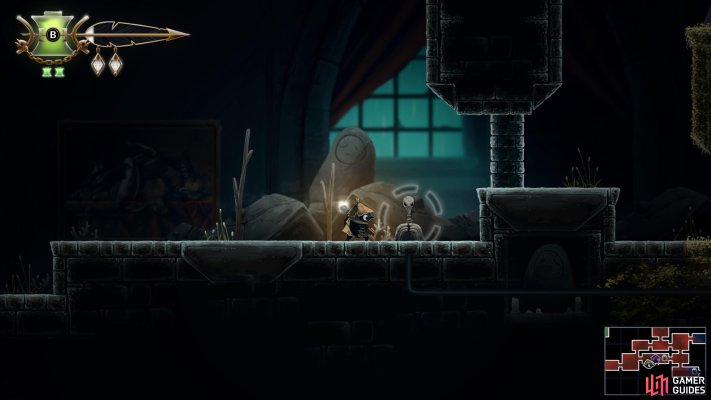 Open the central shaft in the Desiccated Castle (part one)