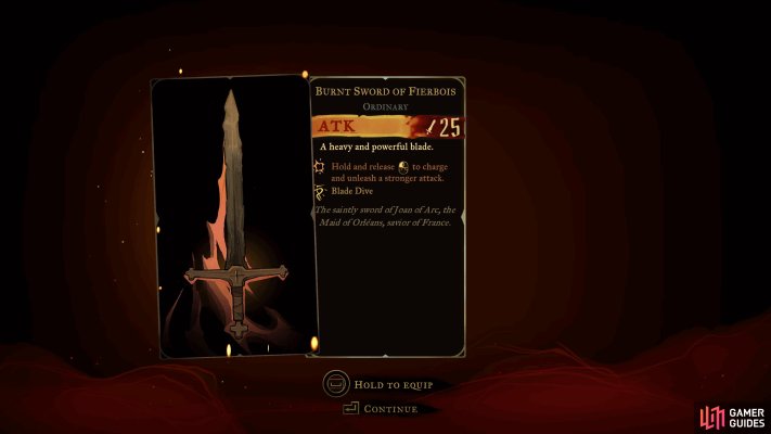 Burnt Sword of Fierbois