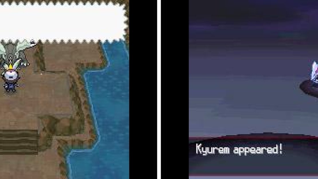 Kyurem is found after beating the game inside the Giant Chasm on Route 13.