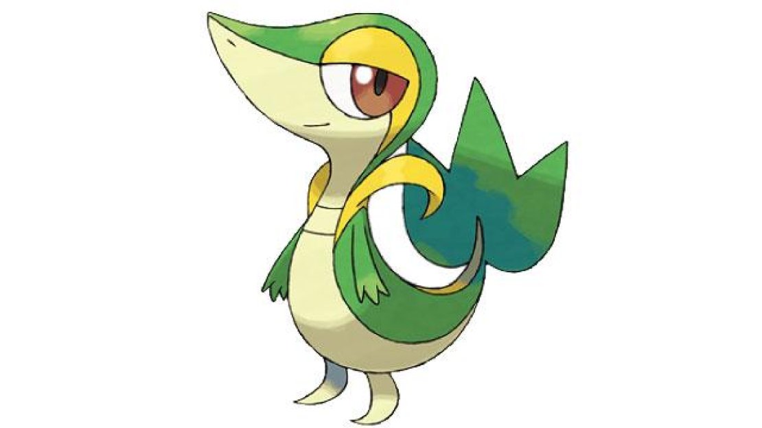 Snivy is a grass type.