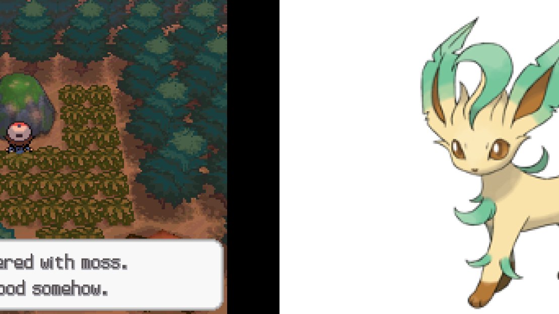 It’s unlikely you have an Eevee, but when have one, return here to evolve it into Leafeon.