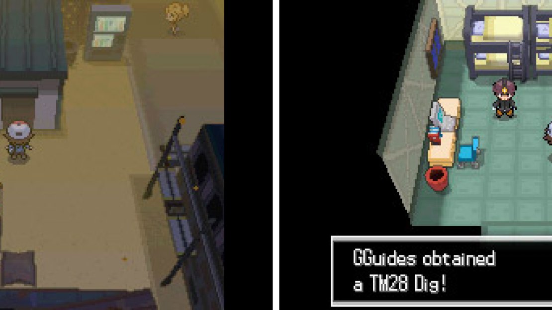 Near the exit to Desert Resort, you can obtain TM28 from a Worker.