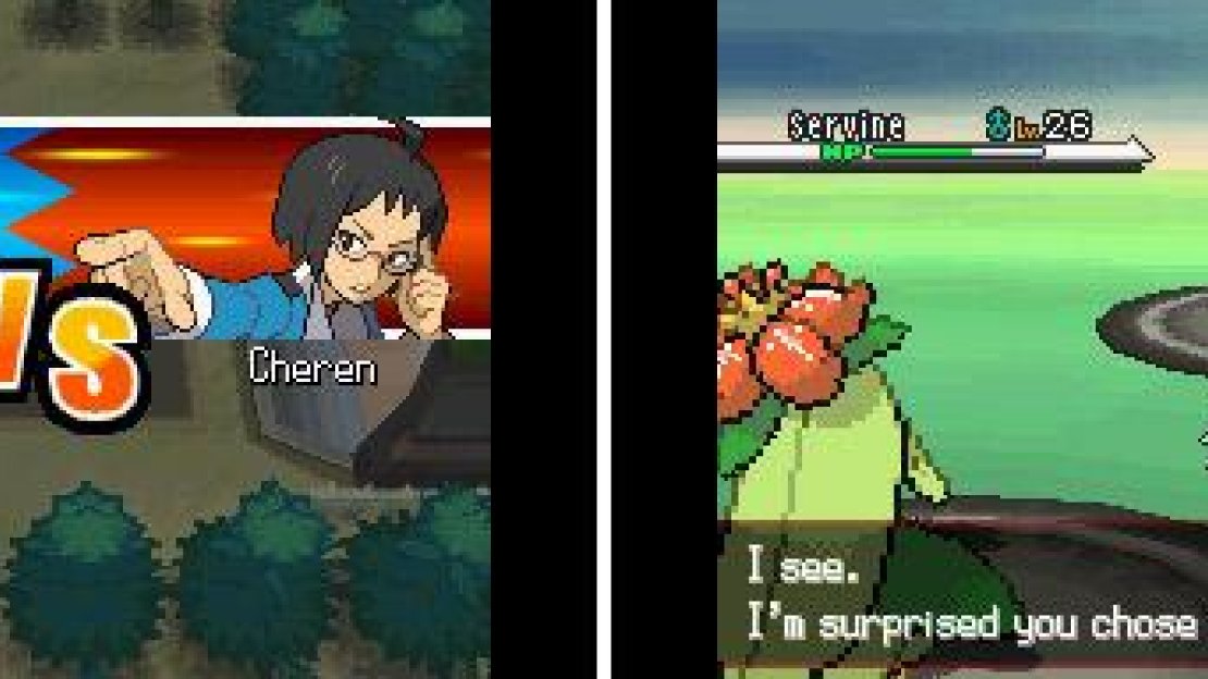 Cheren is back with stronger Pokemon. He just doesn’t give up.