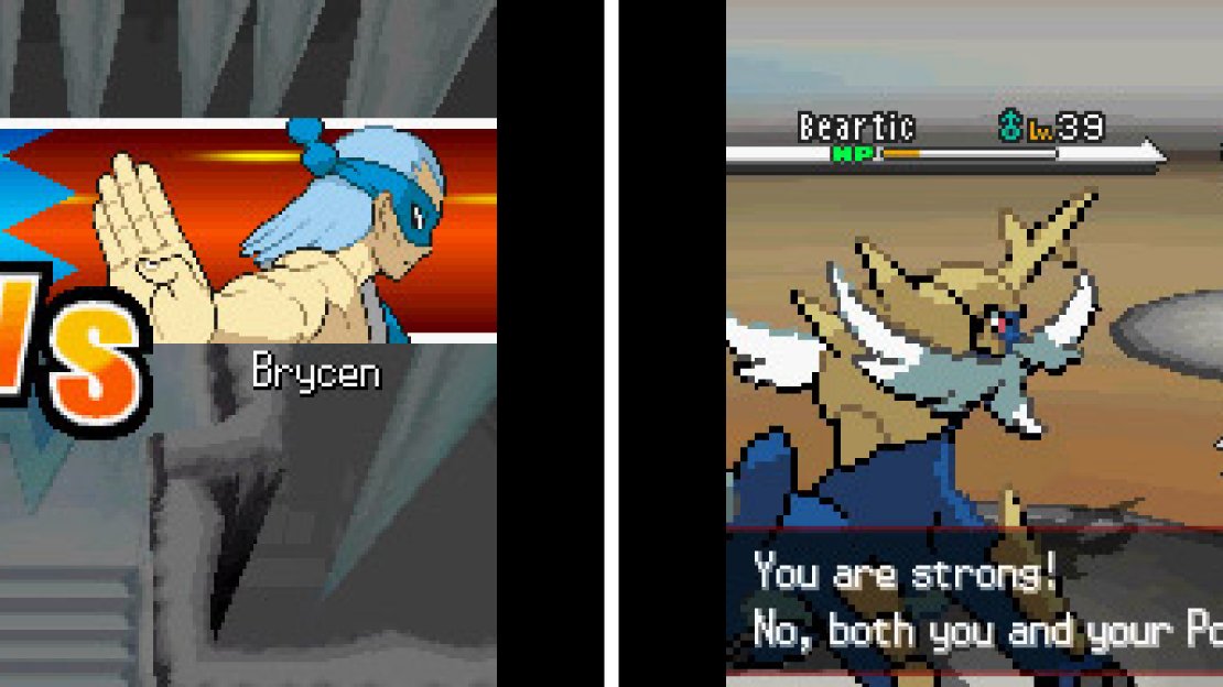 You’ve probably gathered what type Brycen uses. Fire, Fighting, Rock and Steel Pokemon will have no problems.