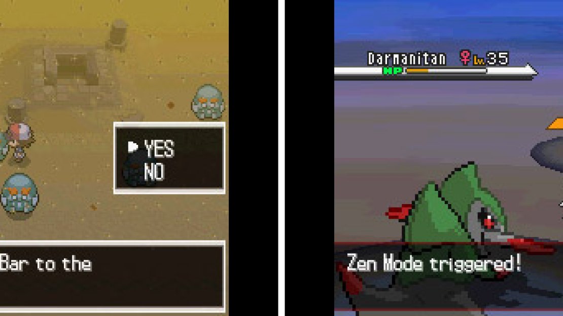 Use a RageCandyBar on a statue to transform it into a Pokemon: Darmanitan!