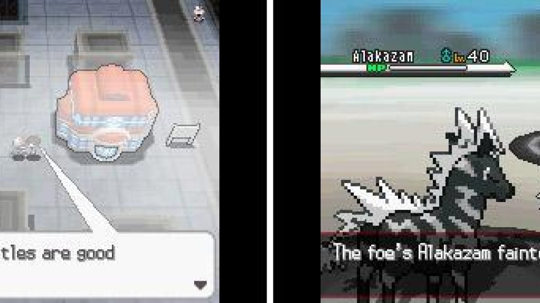 The trainers here will use Pokemon from other regions, so keep on your toes.