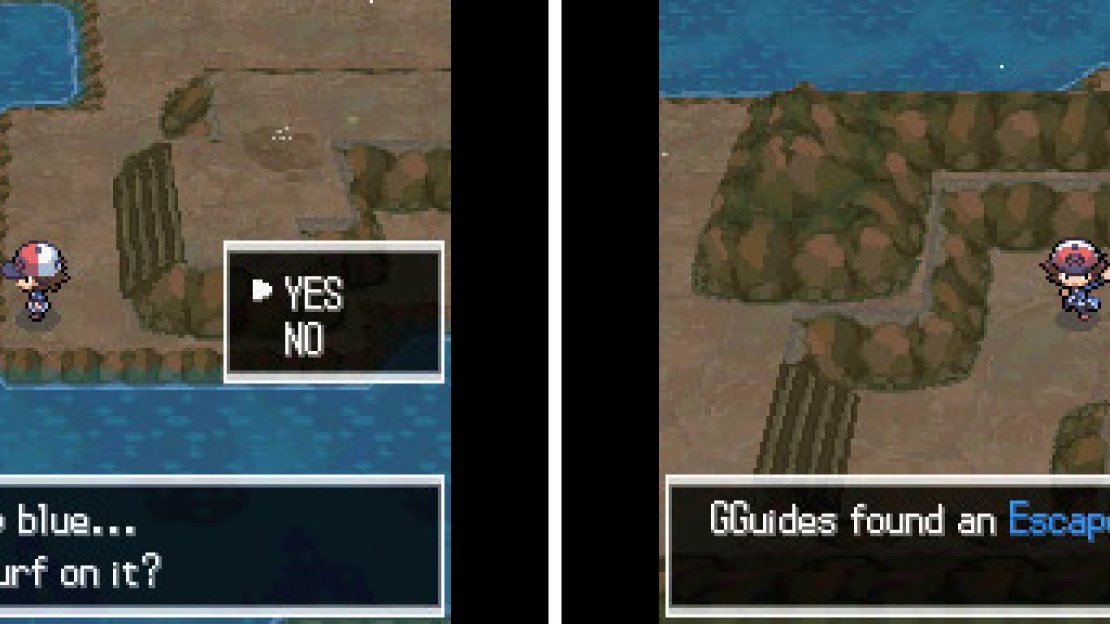 Now that you have Surf, you can explore the cave fully.