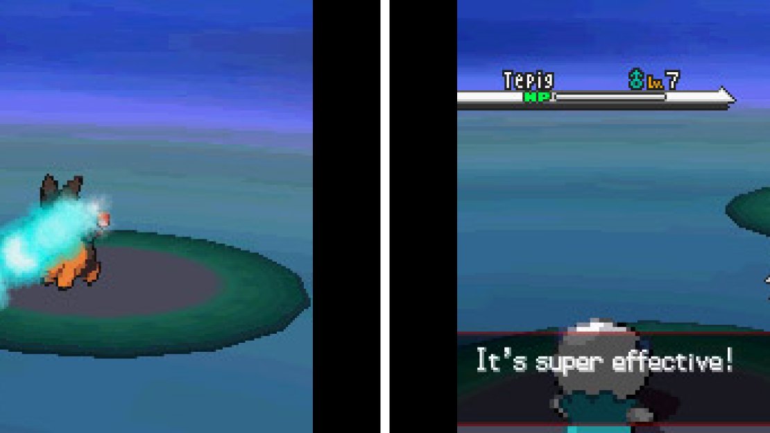 From the onset, the game will tutor you about super and not very effective hits.