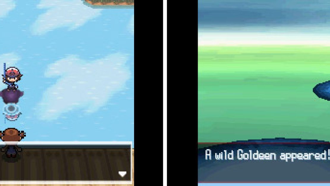 It may not be obvious, but you can use the Super Rod where there’s rippling water.