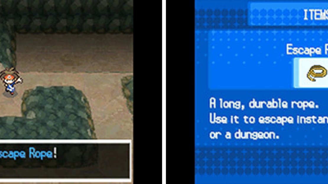 Need to leave a dungeon in a hurry? Use an Escape Rope to plan your great escape!