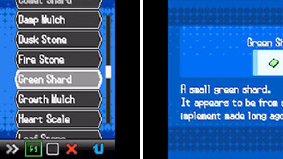 You may have collected many Green Shards by now; these can be used to pay Nacrene City’s Move Tutor.