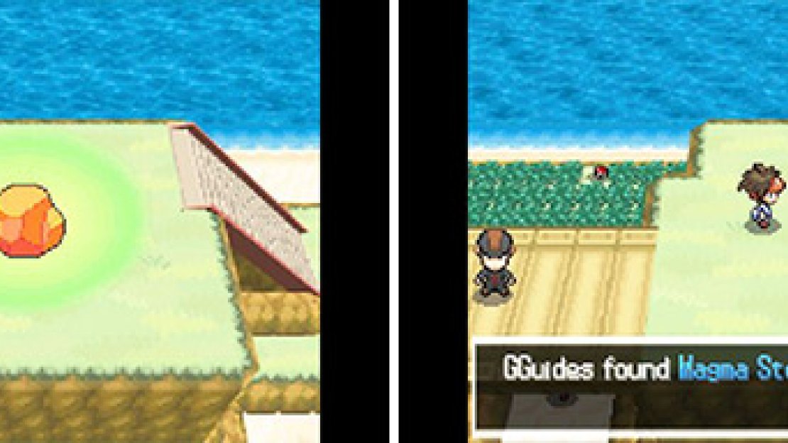 With the Magma Stone, you can encounter Legendary Pokemon Heatran.