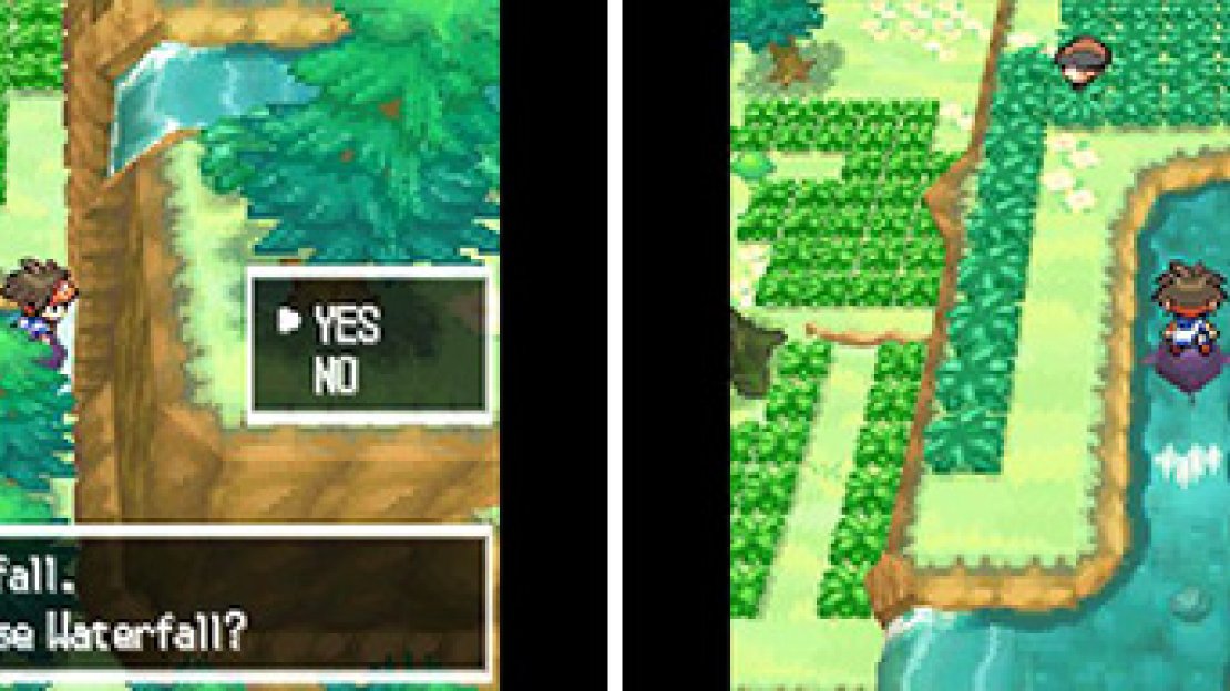 The waterfall here is easy to find as it’s right near the entrance. Simply Surf up to it and use Waterfall.