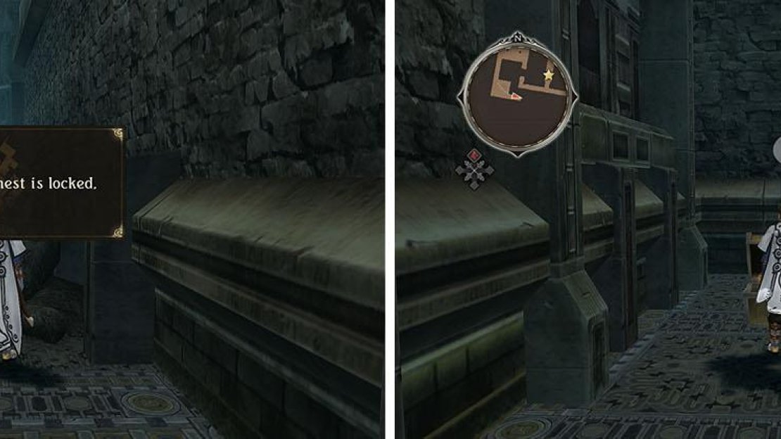 The one chest may be locked, but the other two are yours to collect.