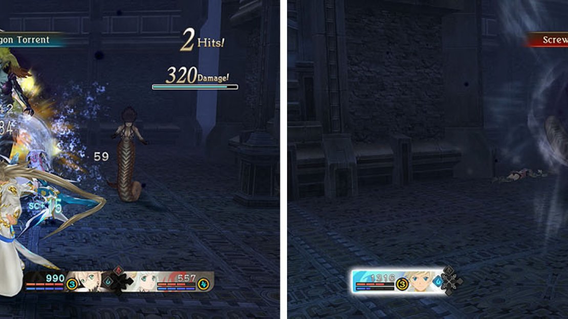Armatize with Mikleo to attack from range and be careful not to get hit with Echidna’s artes or Screw Driver attack.