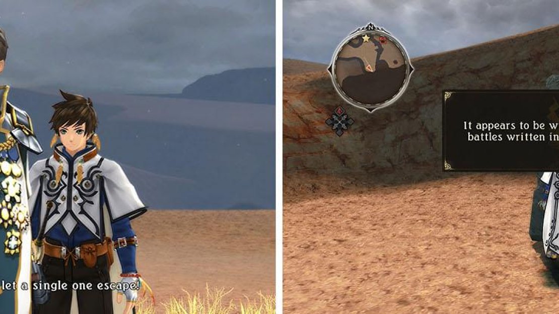 Head toward the objective marker for a scene and then check the nearby Monolith.