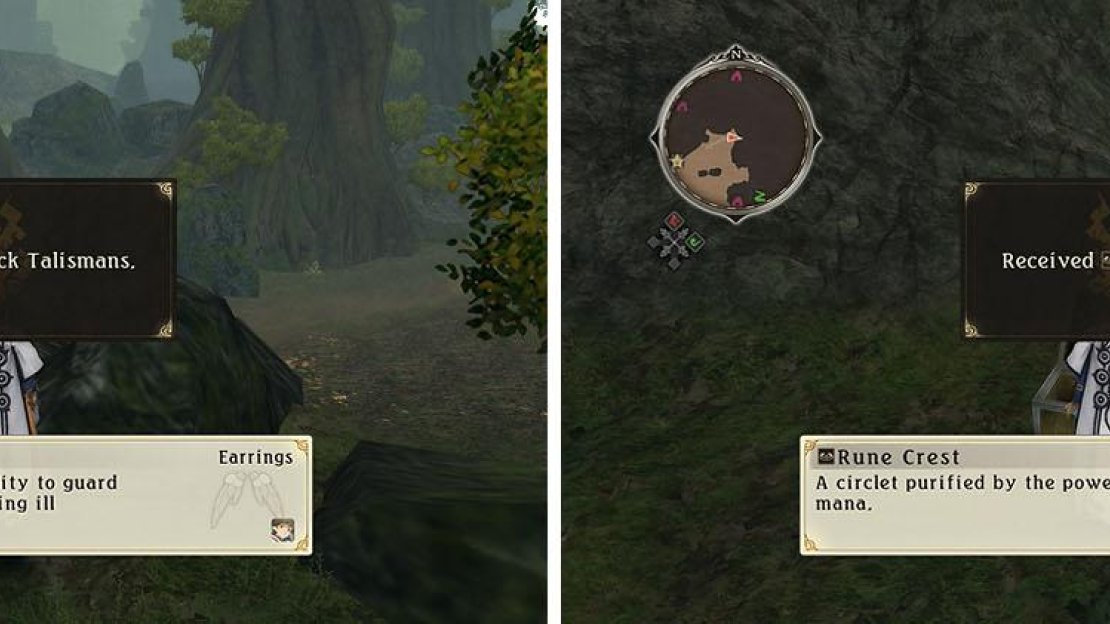 Check the large forest for a bunch of different types of equipment and items.