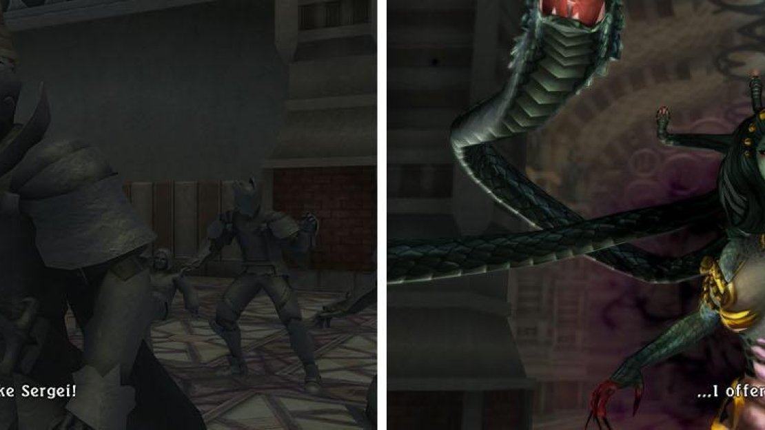 Return to the save and enter Medusa’s lair to find Sergei’s brother, turned to stone.