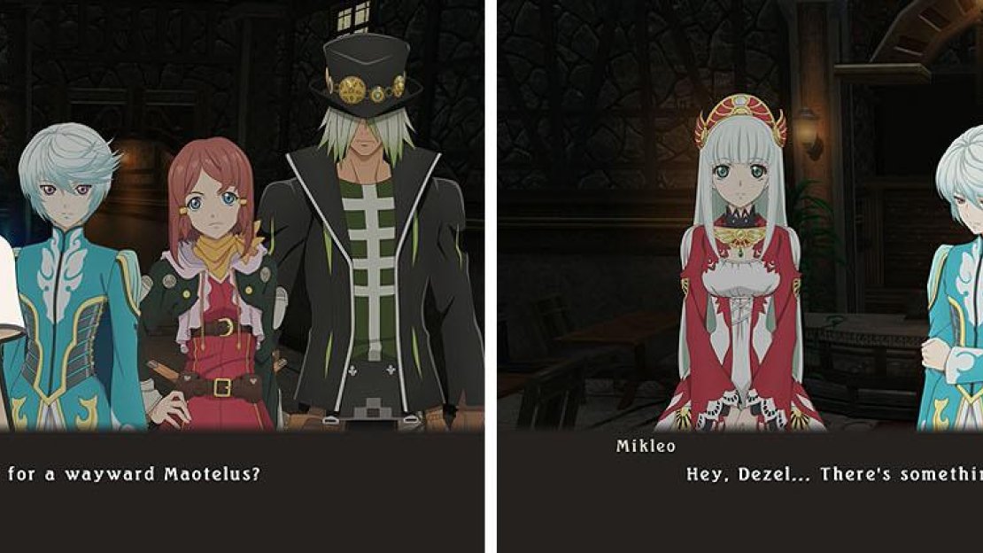 Head to the Inn for a skit at the save (left) and then rest for multiple skits (right).