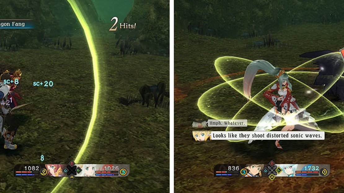 Use Sorey’s martial artes to attack the boss, but be wary of his sonic waves.