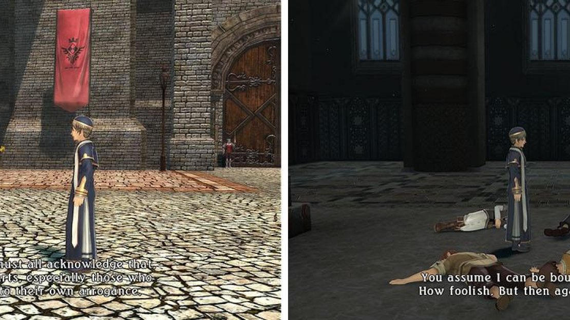 Head to the Knight’s Tower for a scene and then enter the Shrinchurch.