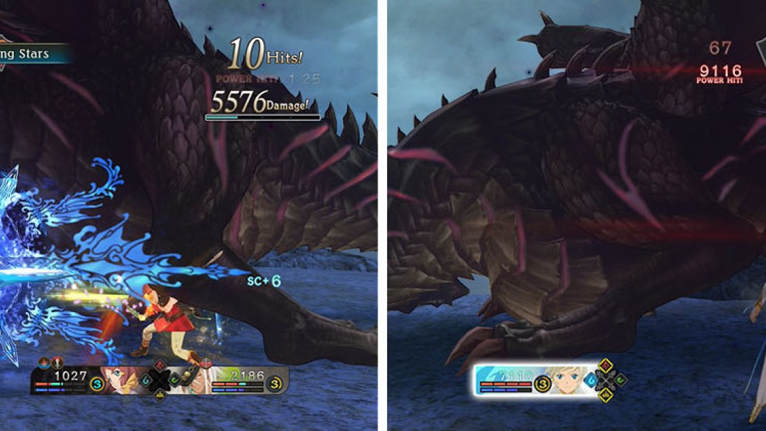 Amartize with Mikleo to attack from a distance with Six Falling Stars to do maximum damage from safety.