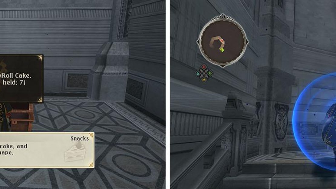 Use Spectral Cloak to reach the Roll Cake and head up the stairs to the next boss.