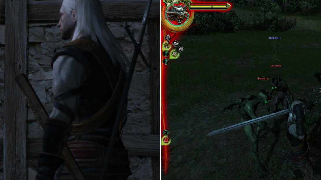 Pay Haren Brogg a visit to find out he’s got a bit of a Drowner problem (left), something a Witcher is uniquely capable of resolving.