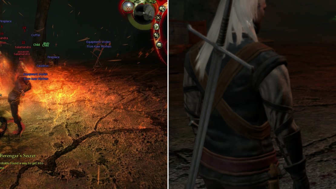 Eliminate the Salamandra presence in the Outskirts (left) and rescue Alvin (right).