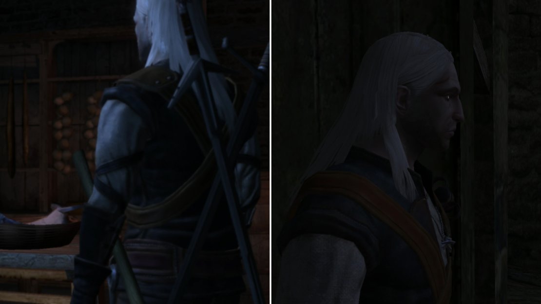 Go meet with Raymond-the detective, who is an eager ally in the fight against Salamandra (left). Geralt plays the waiting game so he can get the drop on some Salamanders who followed him (right).