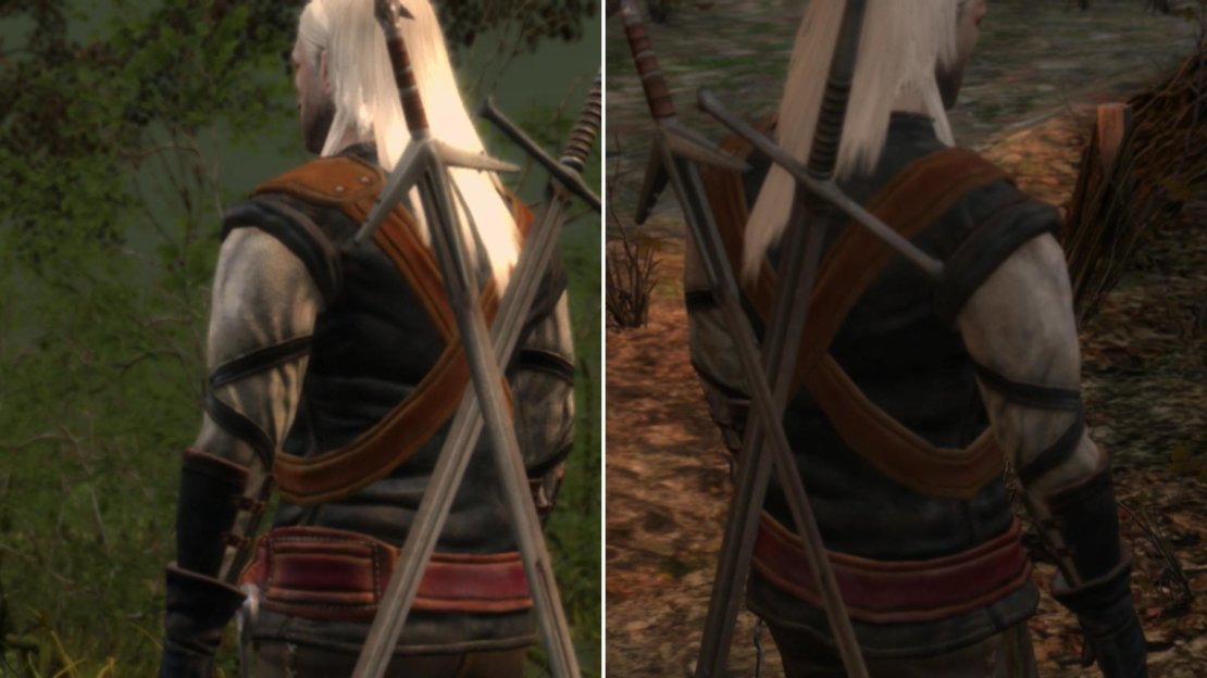Escort Gramps around the Swamp Forest (left) then talk to Vaska (right) the leader of the Brickmaker village.