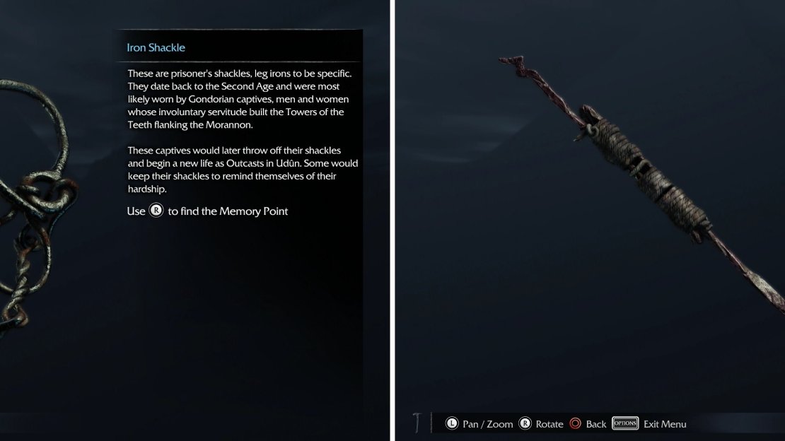 The Iron Shackle Artifact (left) and Lockpick Artifact (right) seem to belong together, no?