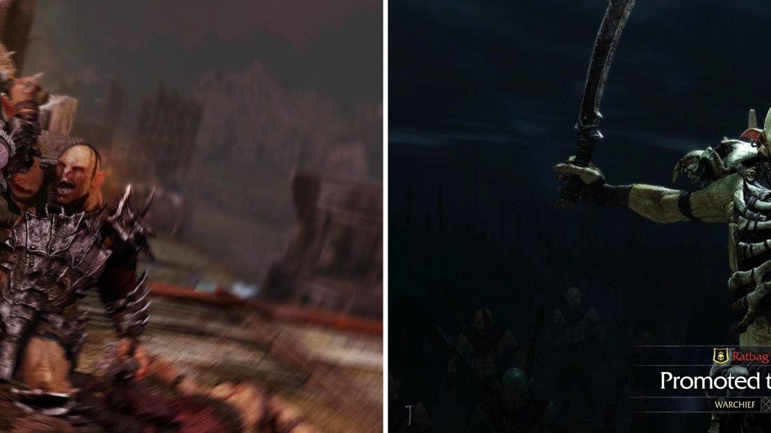 Kill the Warchief Mogg (left) and Ratbag will fulfill his long-desired goal of becoming a Warchief (right).
